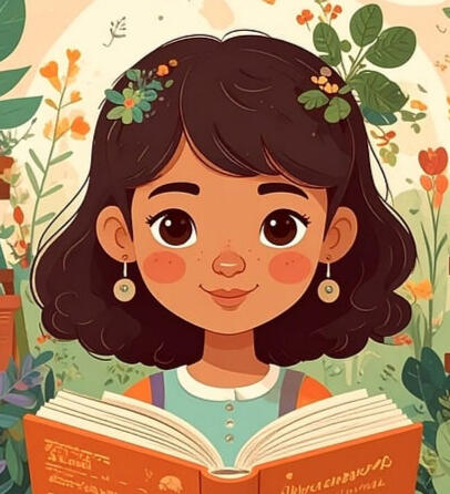 Helping Children Flourish in Reading Child smiling while reading, representing specialist phonics and reading support